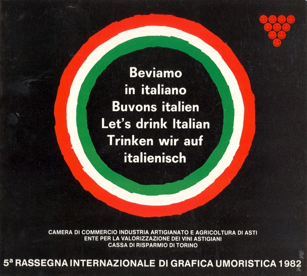 Beviamo in italiano. Buvons italien. Let's drink Italian. Trinken wir …
