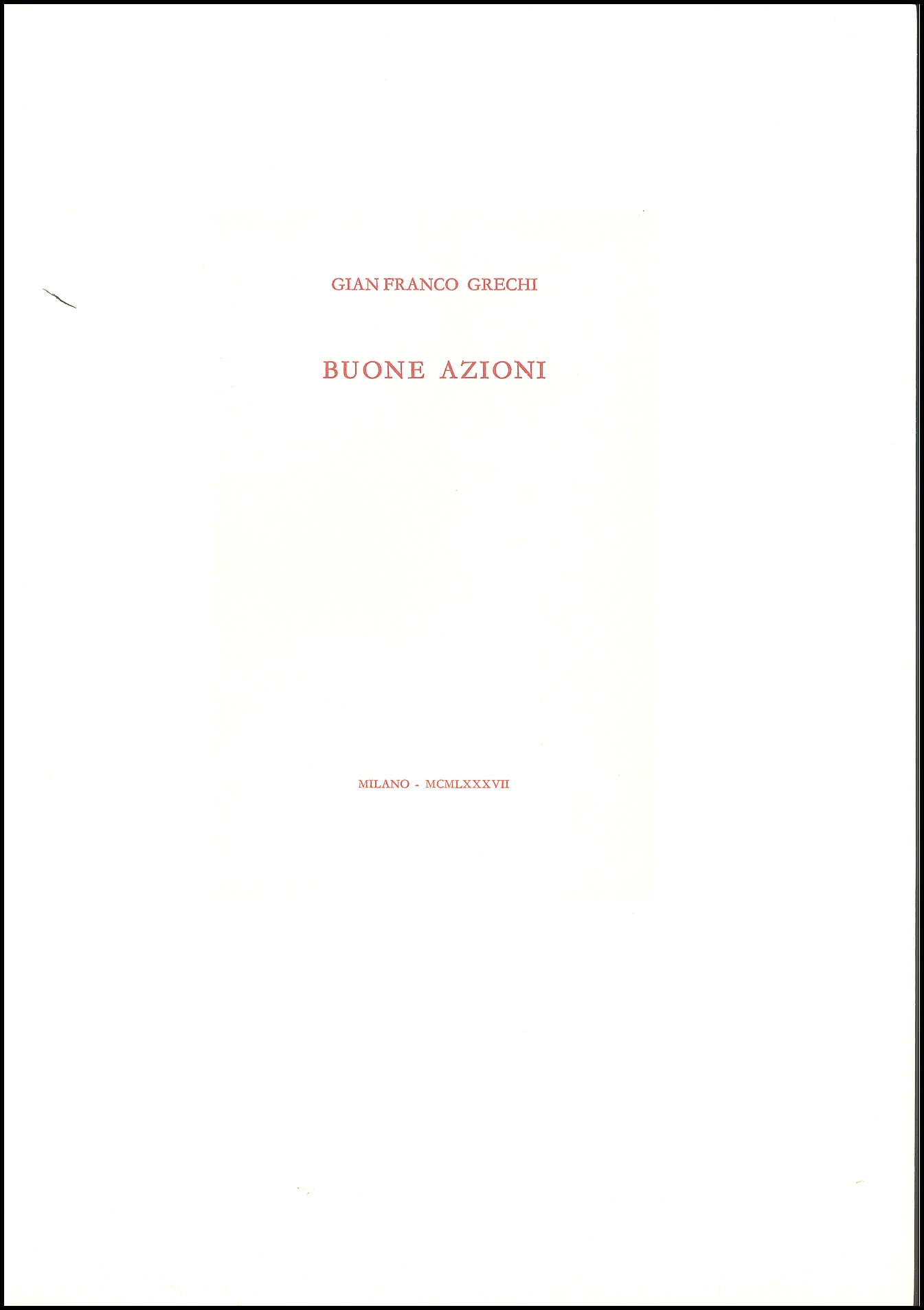 Buone azioni