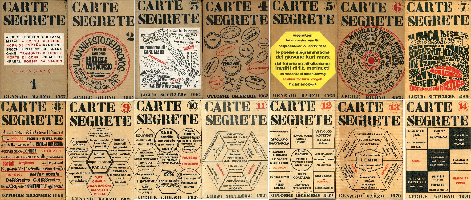 Carte Segrete. Anni I - II - III - IV …