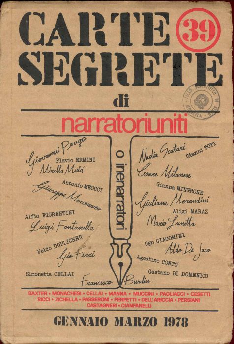 Carte Segrete. Gennaio - Marzo 1978, n. 39