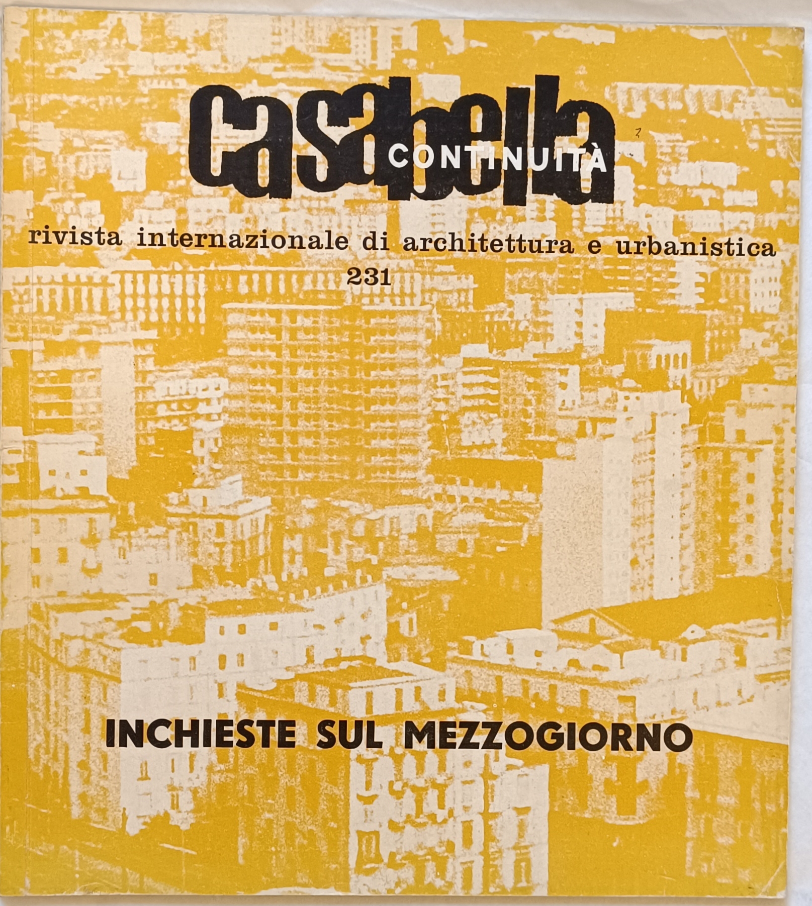 Casabella Continuità. Settembre 1959 - N. 231