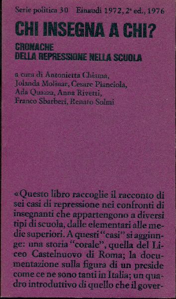 Chi insegna a chi? Cronache della repressione nella scuola