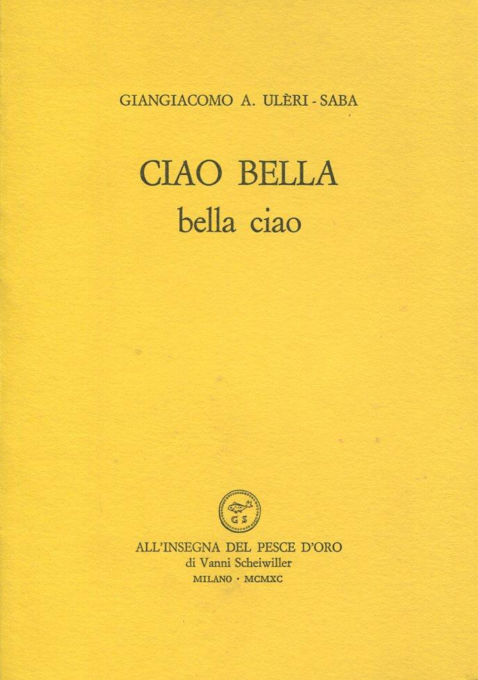 Ciao bella bella ciao