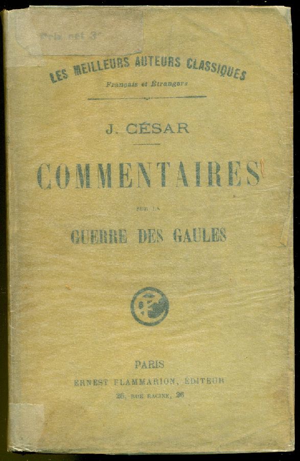 Commentaires sur la guerre des Gaules