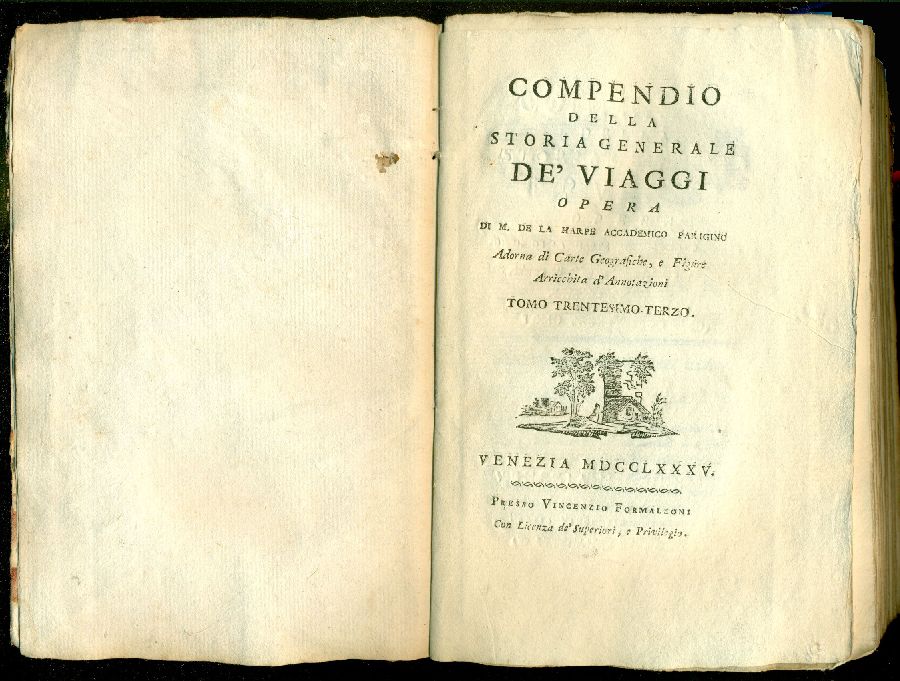 Compendio della storia generale de' viaggi Opera di M. De …