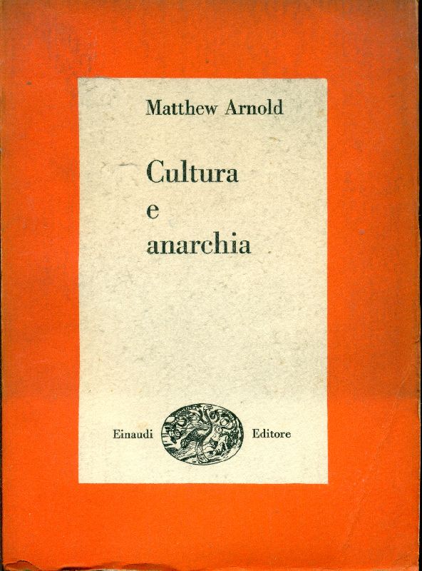 Cultura e anarchia
