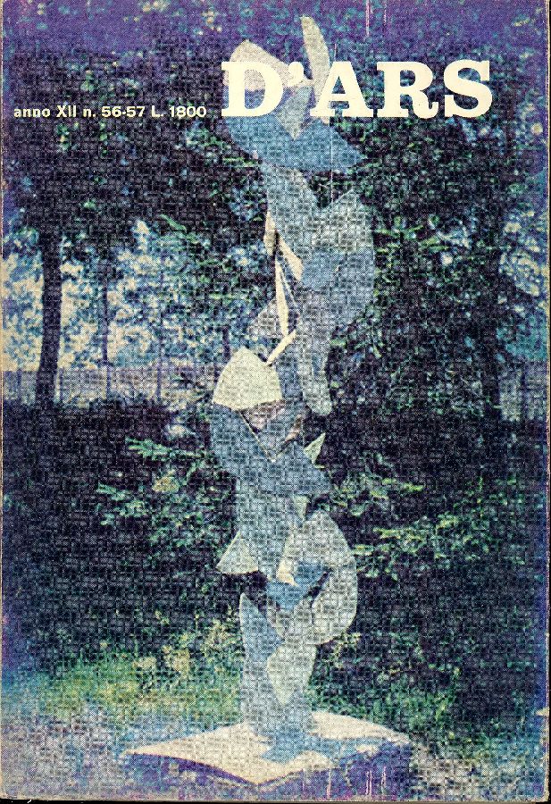 D'Ars. Ottobre-Novembre 1971. N. 56-57