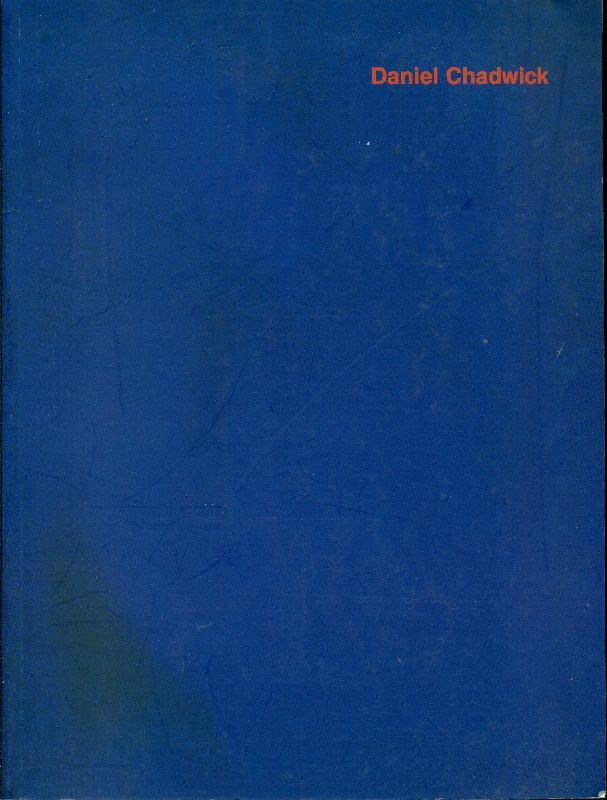 Daniel Chadwick. Recent Work