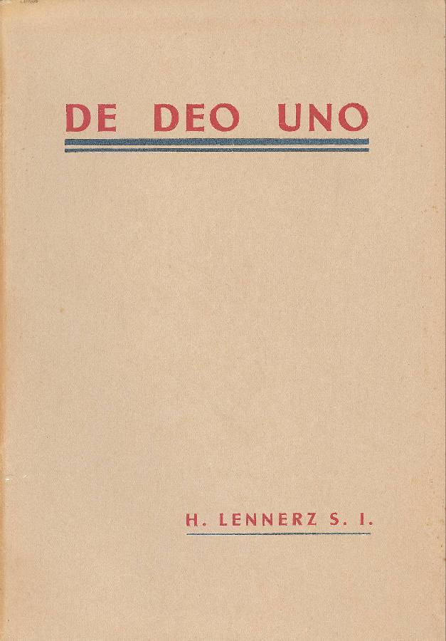 De Deo uno