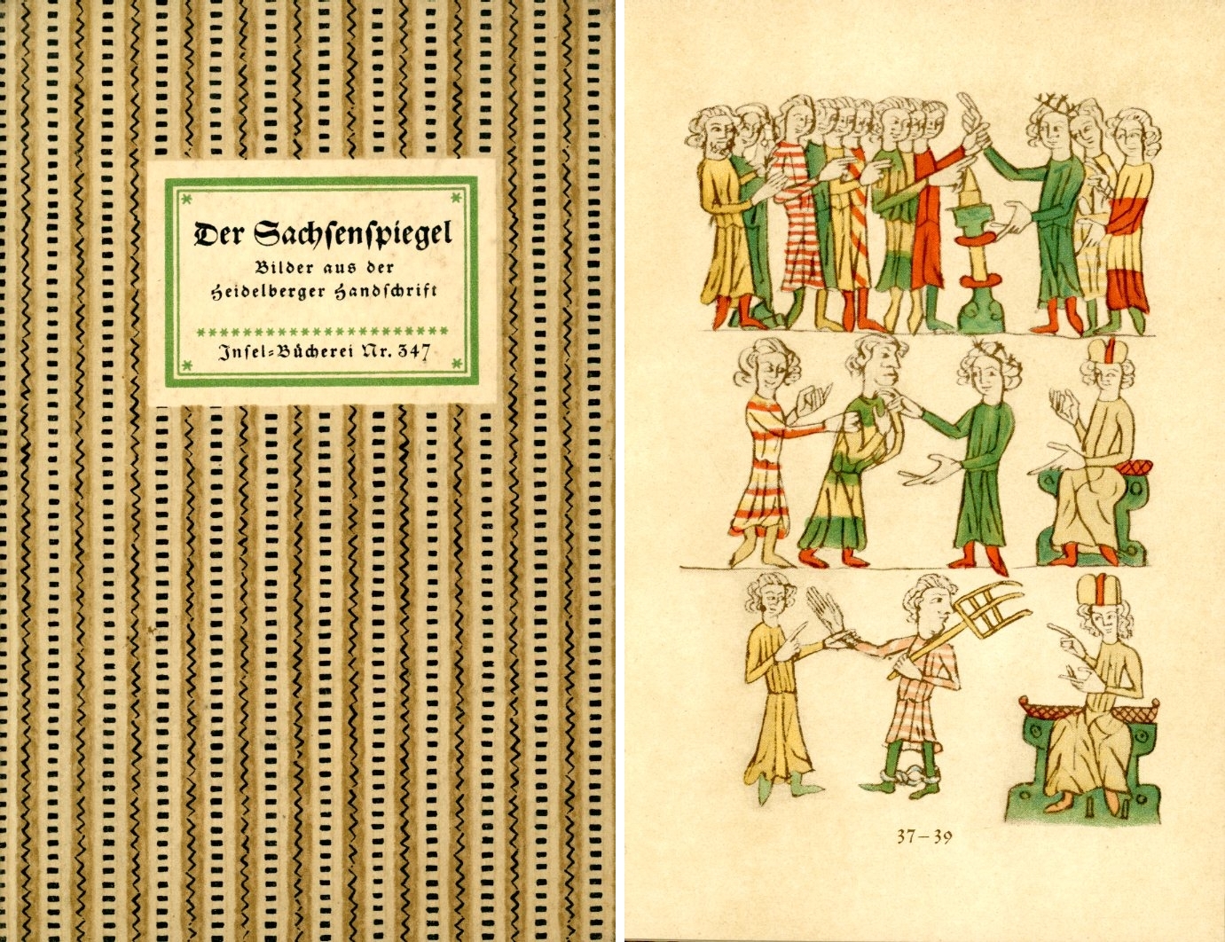 Der Sachsenspiegel Bilder aus der Heidelberger Handschrift
