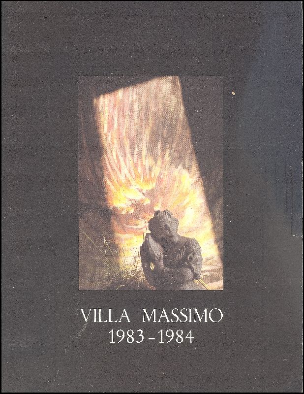 Deutsche Akademie Villa Massimo in Rom 1983-1984