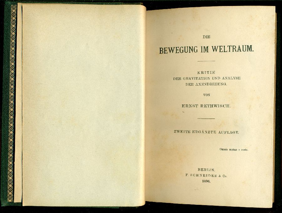 Die bewegung im weltraum