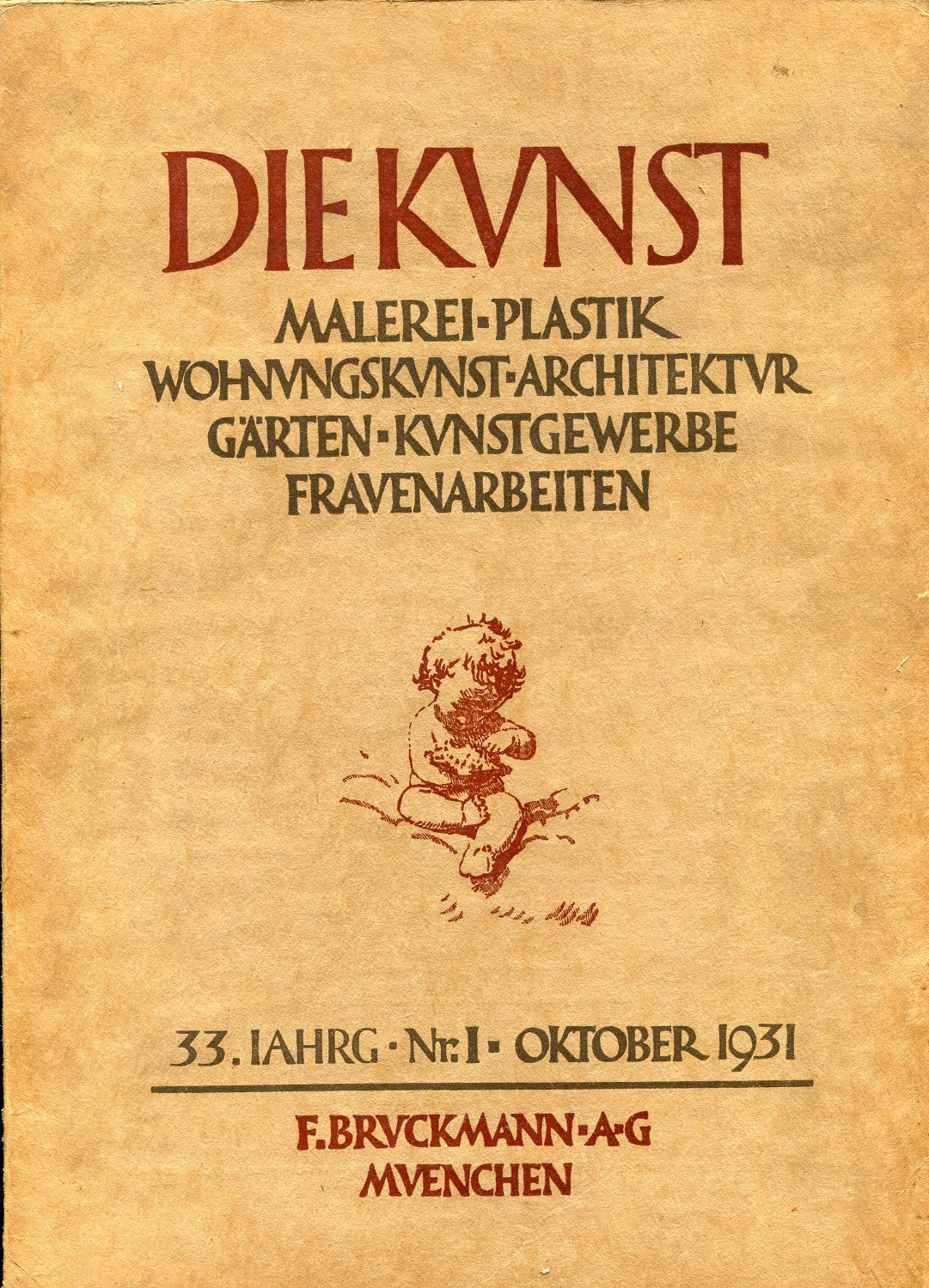DIE KUNST. Malerei - Plastik - Wohnungskunst - Architektur Garten …