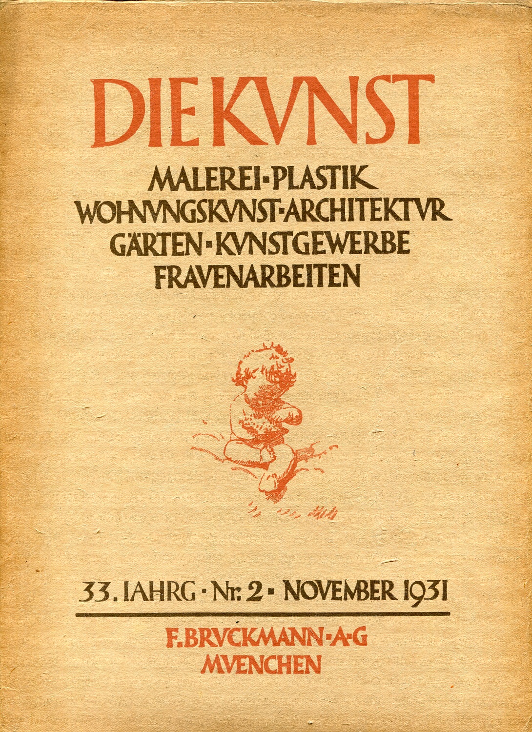 DIE KUNST. Malerei - Plastik - Wohnungskunst - Architektur Garten …