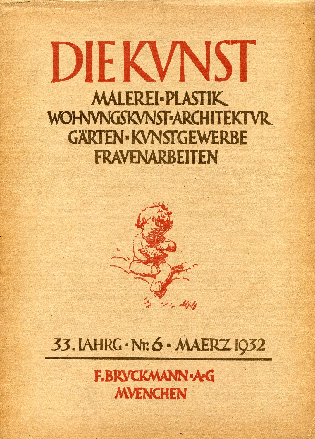 DIE KUNST. Malerei - Plastik - Wohnungskunst - Architektur Garten …