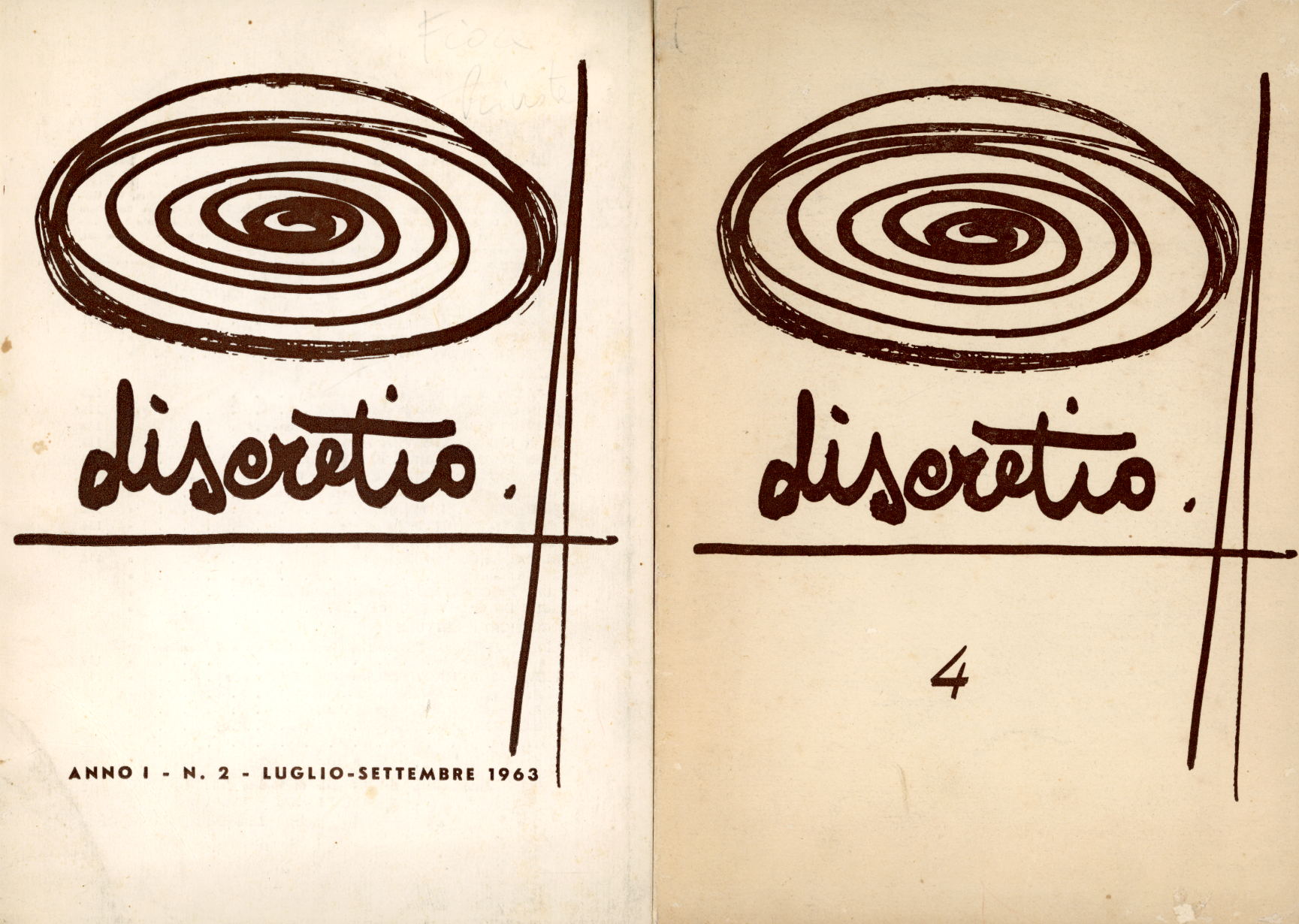 Discretio, Anno I, N. 2 e Anno I, N. 4