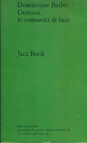 Domani, le comunità di base