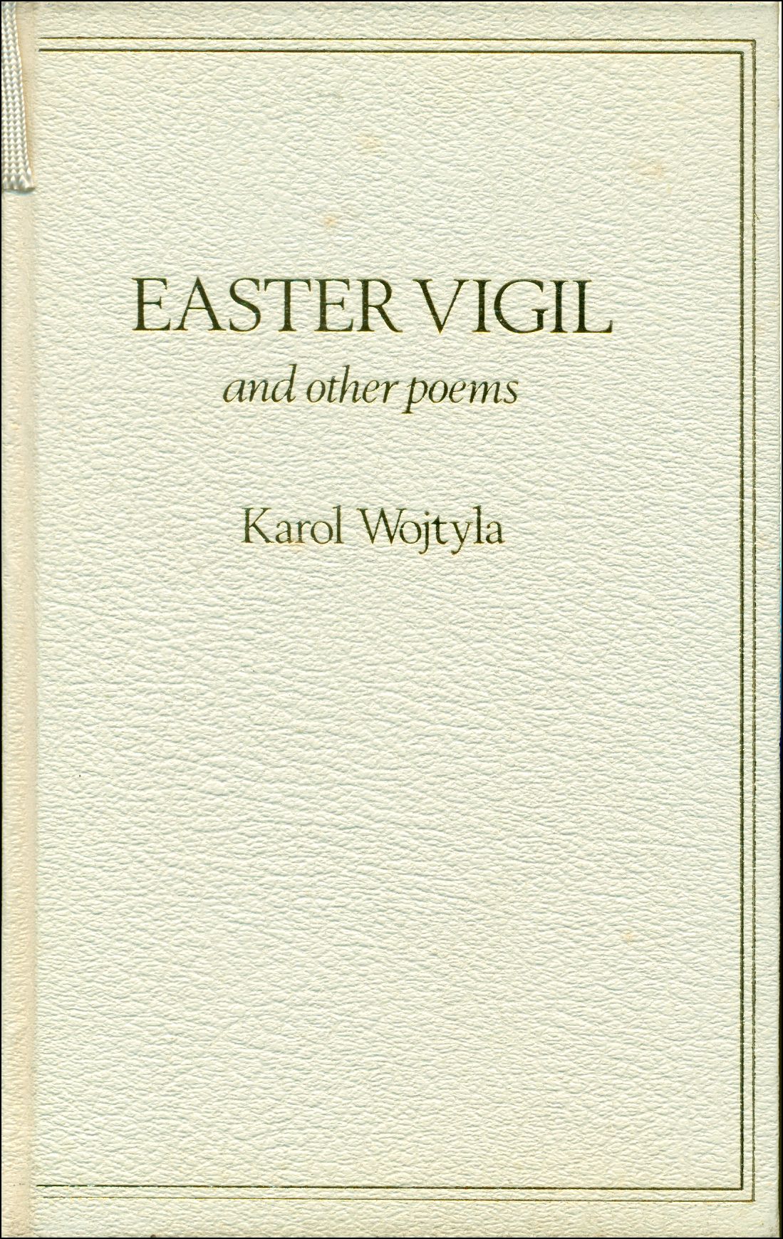 Easter Vigil and other poems
