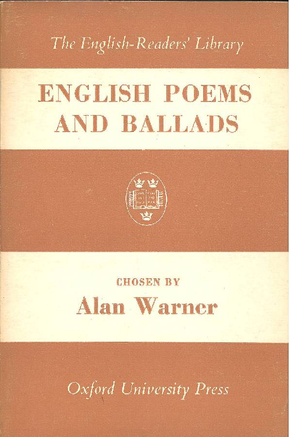 English poems and ballads