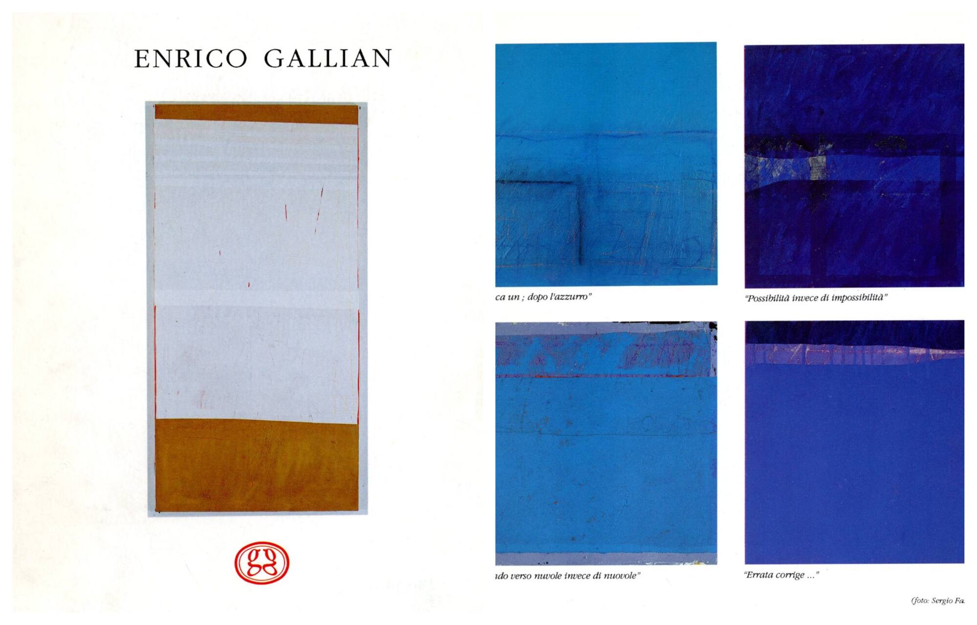 Enrico Gallian. Mosra personale