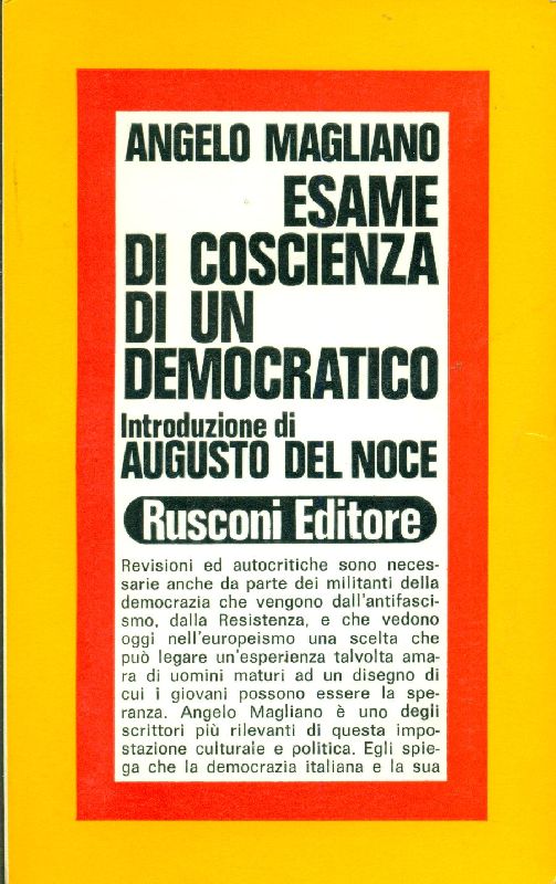 Esame di coscienza di un democratico