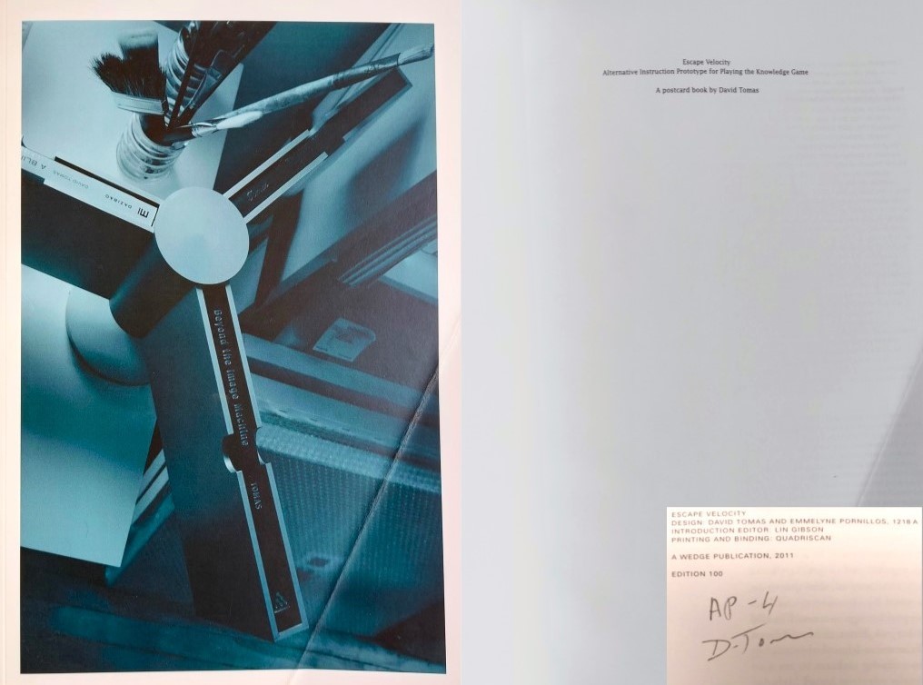 Escape Velocity. Alternative Instruction Prototype for Playing the Knowledge Game