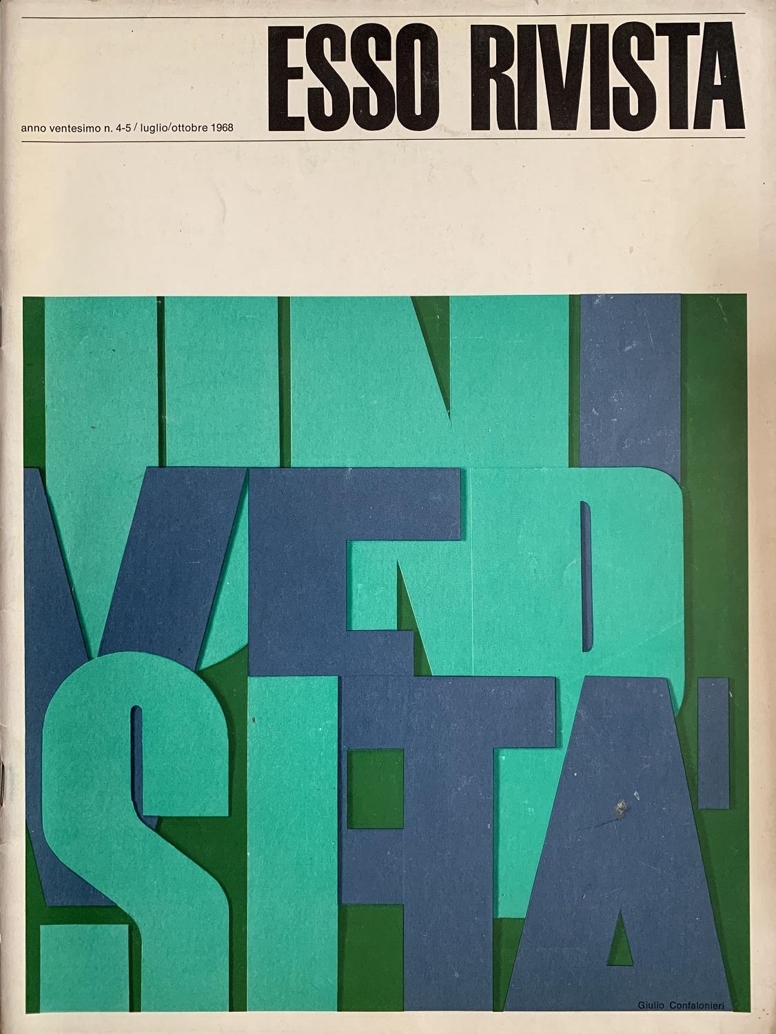 Esso Rivista n. 4-5/ luglio/ottobre 1968. Studenti, università e società …
