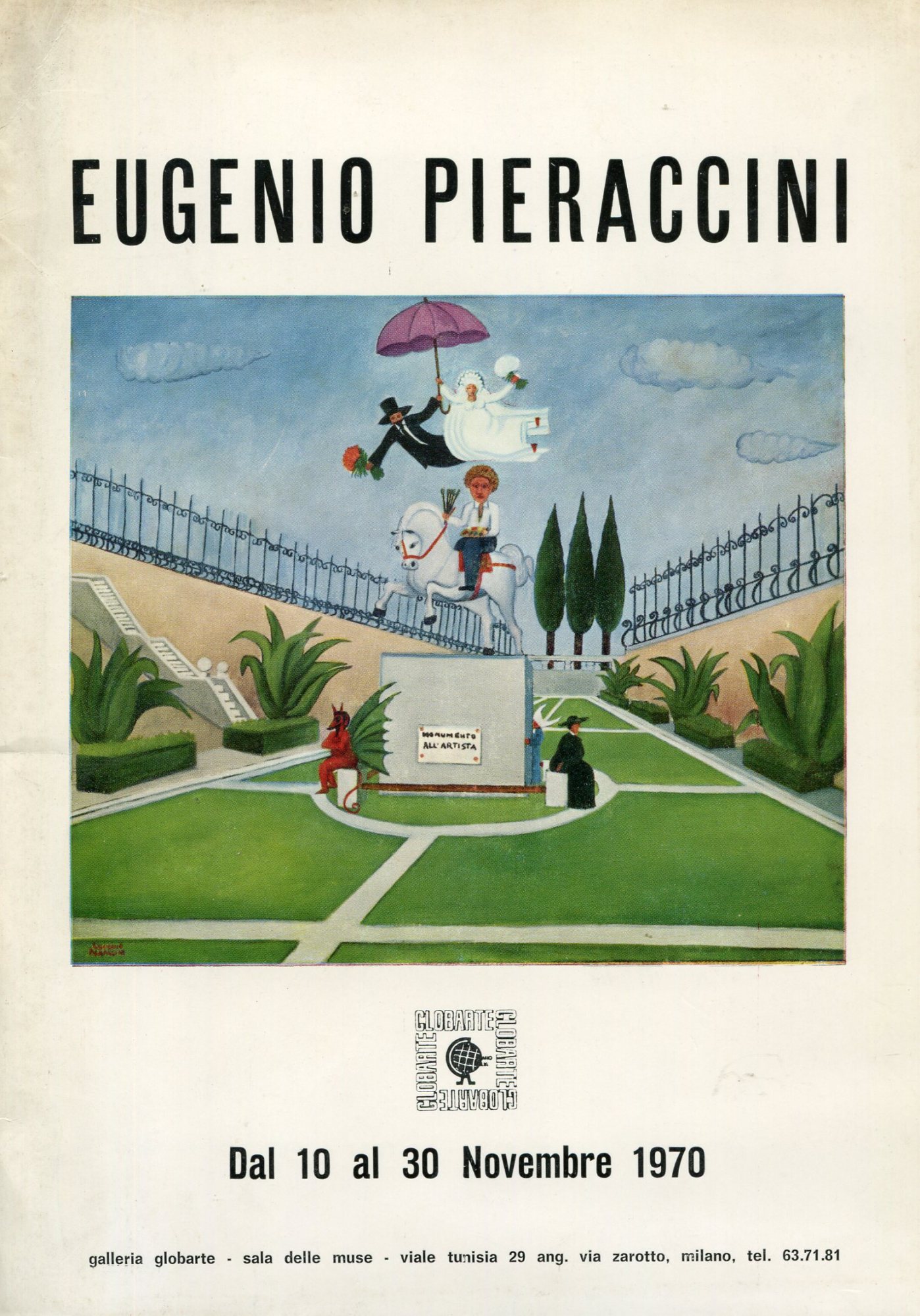 Eugenio Pieraccini. Galleria Globarte 1970