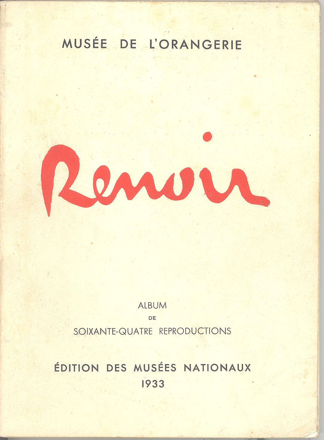 Exposition Renoir 1841 - 1919
