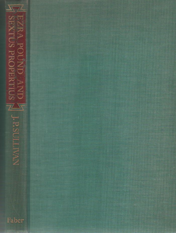 Ezra Pound and Sextus Propertius