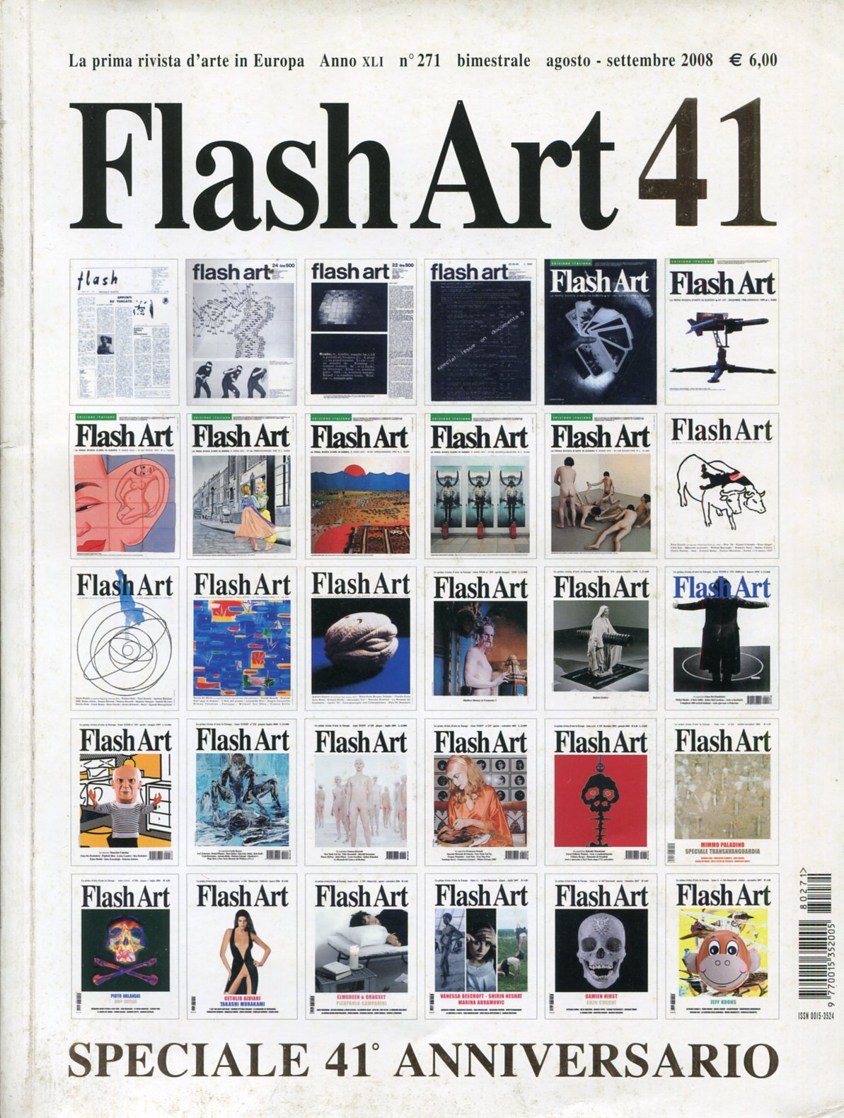 Flash Art. Anno XLI - Agosto-Settembre 2008, N. 271