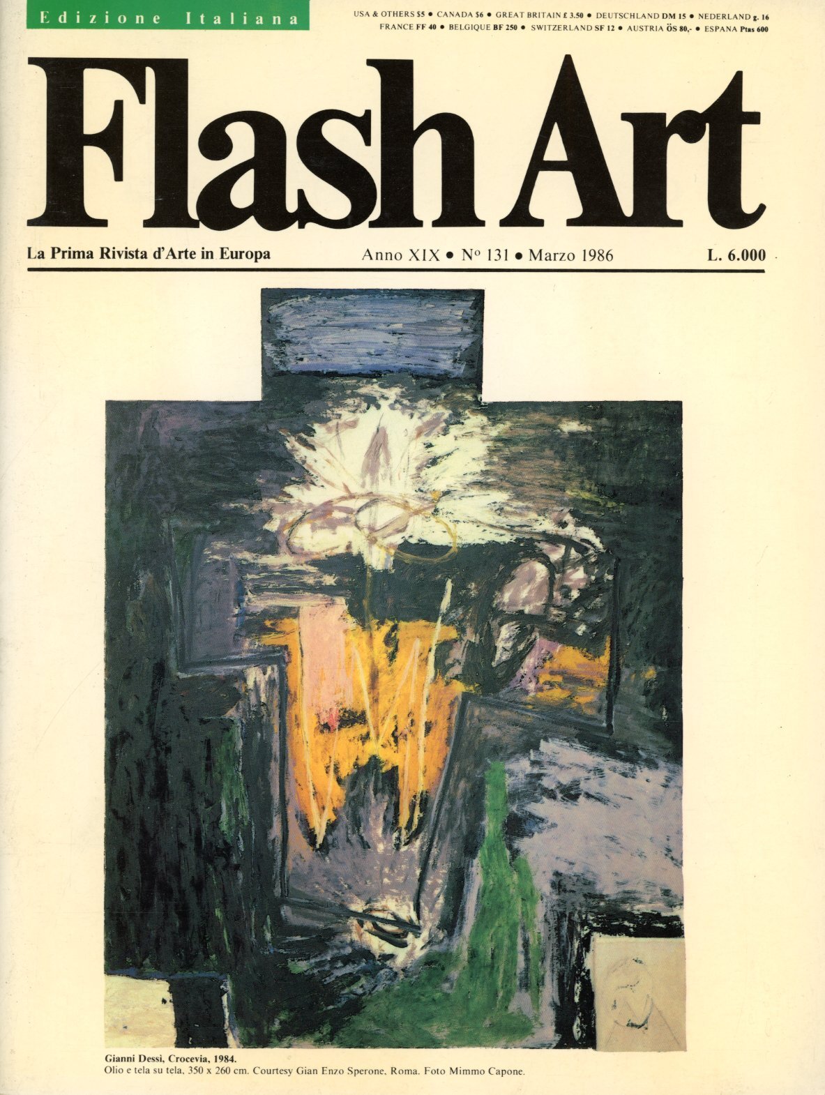 Flash Art. Marzo 1986, N. 131
