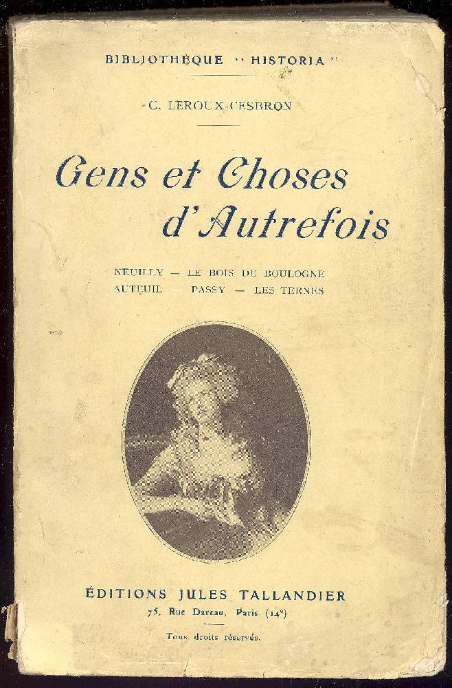 Gens et choses d&amp;#39;autrefois
