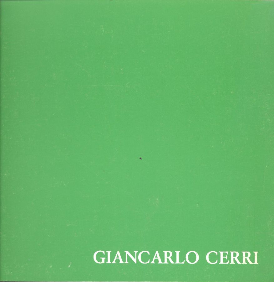 Giancarlo Cerri. Opere dal 1985 al 1989