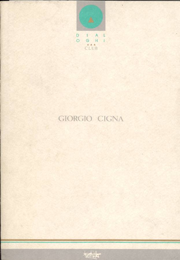 Giorgio Cigna. Lavori recenti - Gloria Bosch I Mir. Racconto …