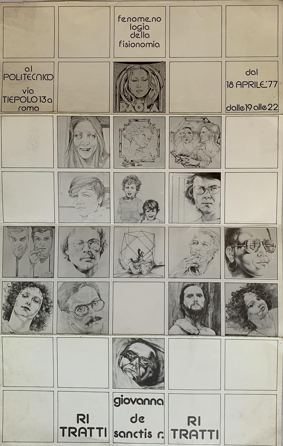 Giovanna De Sanctis. Ritratti. Fenomenologia della fisionomia