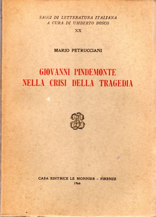 Giovanni Pindemonte nella crisi della tragedia