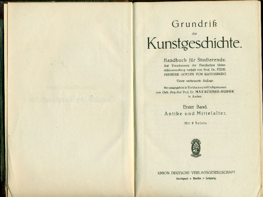 Grundriss der Kunstgeschichte