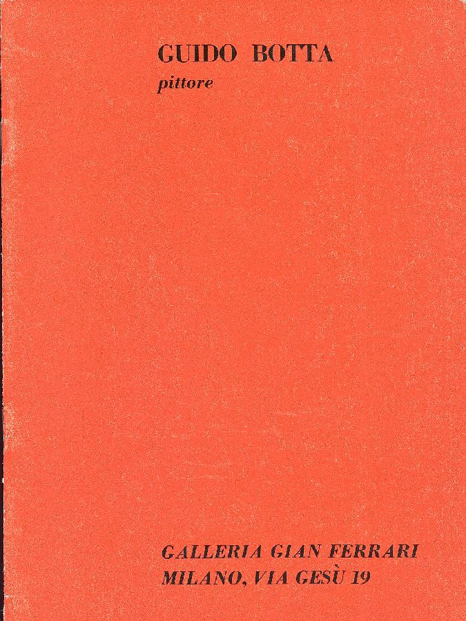Guido Botta. Pittore