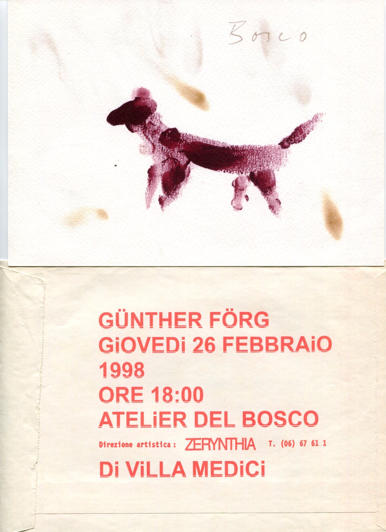 Gunther Forg. L'atelier del Bosco