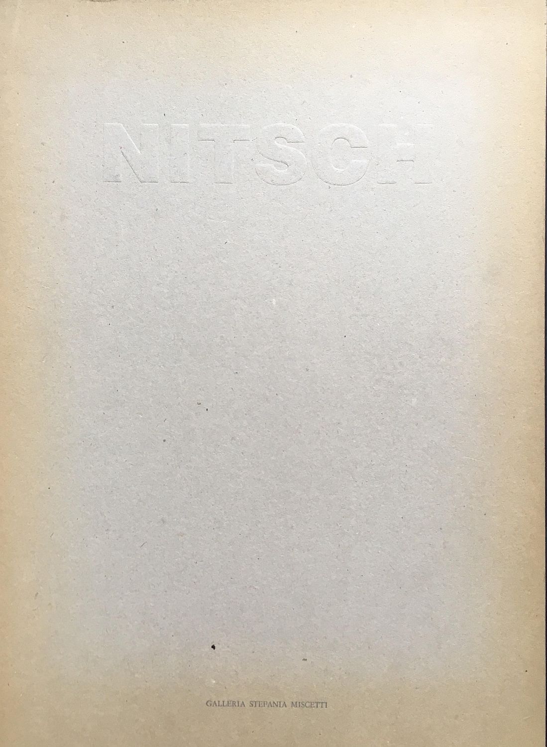 Hermann Nitsch. Opere recenti. Reperto dell'84a azione