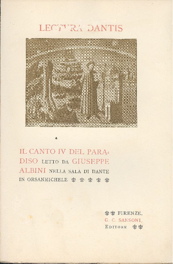 Il canto IV del Paradiso