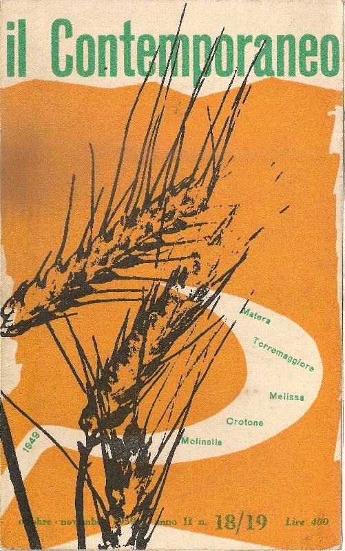 Il Contemporaneo. Ottobre - Novembre 1959