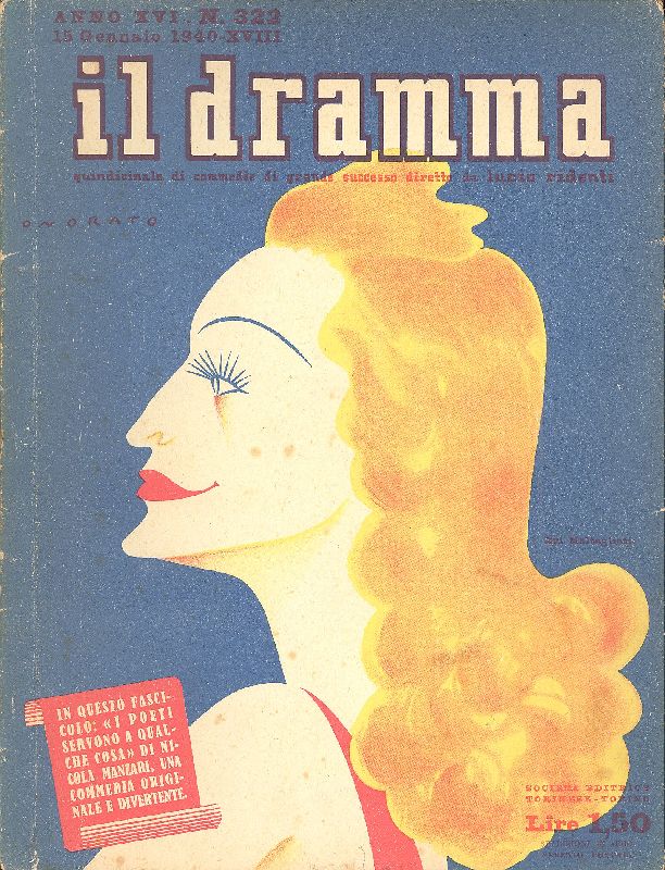 Il Dramma. Gennaio 1940 - N. 322.