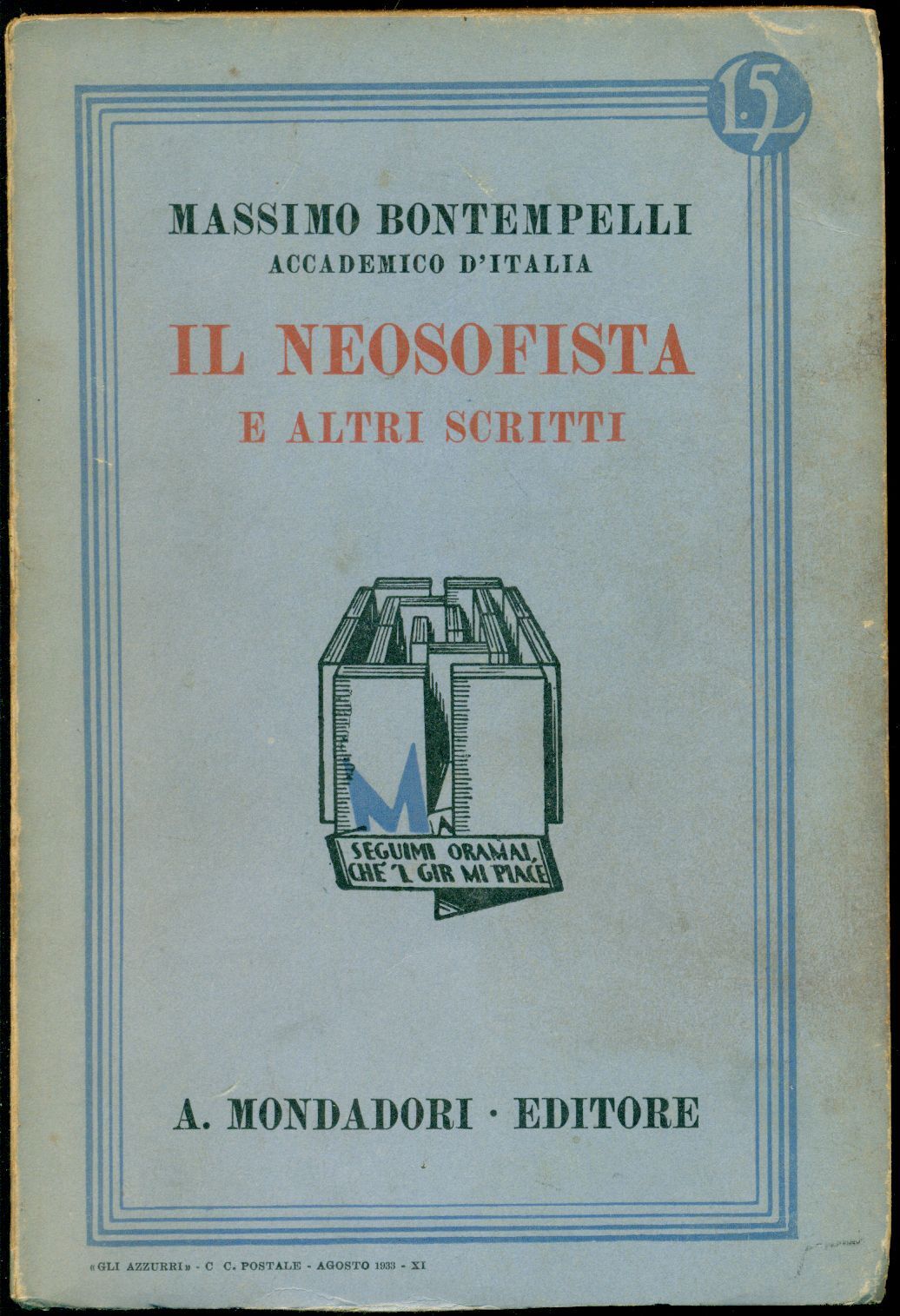 Il neosofista e altri scritti