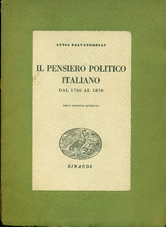 Il pensiero politico italiano. Dal 1700 al 1870