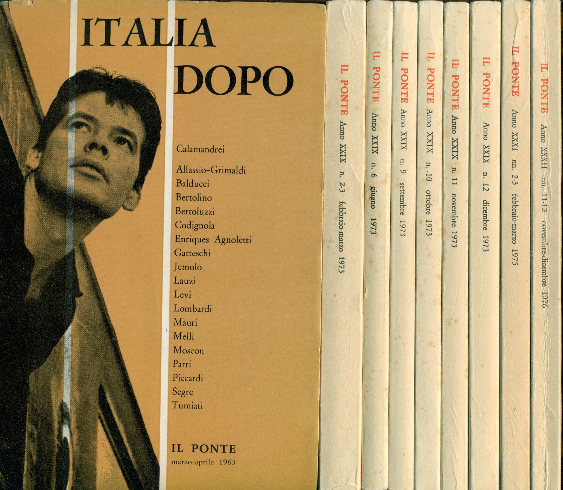 Il Ponte, numero speciale "Italia dopo" marzo-aprile 1965. nn. 2/3, …