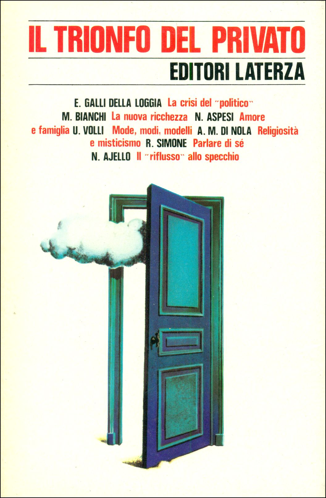 Il trionfo del privato