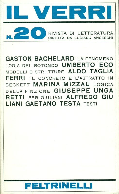 Il Verri. N. 20 - Febbraio 1966