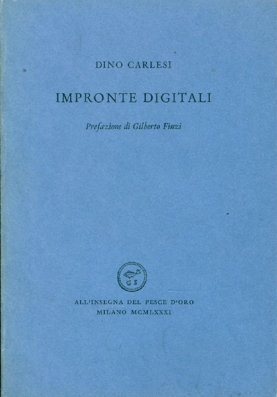 Impronte digitali (1972-1981)